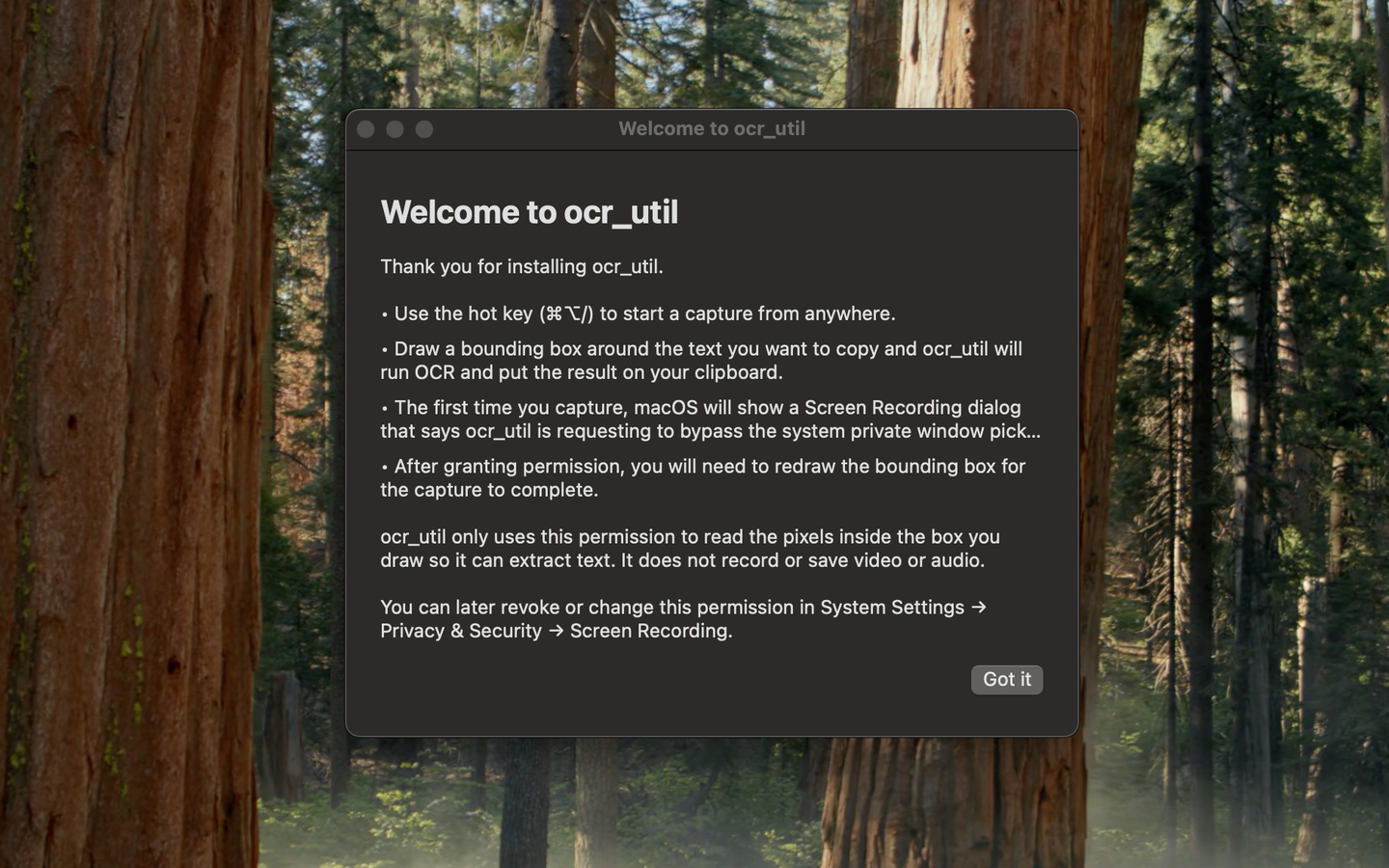 OCR Util Screenshot 1